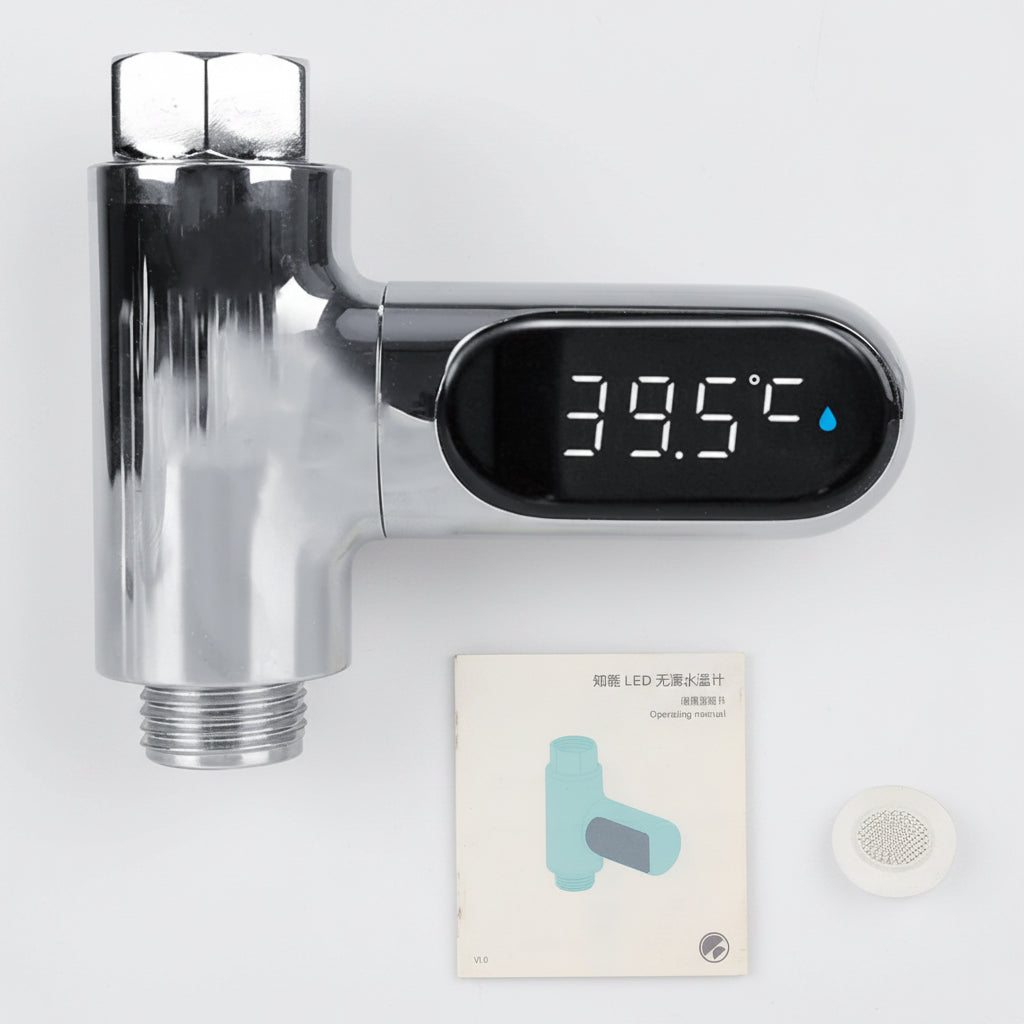 Shower Faucets Water Thermometer Bathing Temperature Meter Hot Tub Water Temperature Monitor Electricity Home LED Display